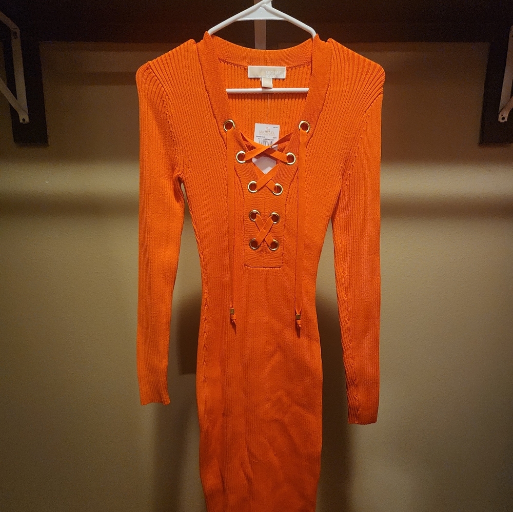 Michael Koors Dress Poppy Orange